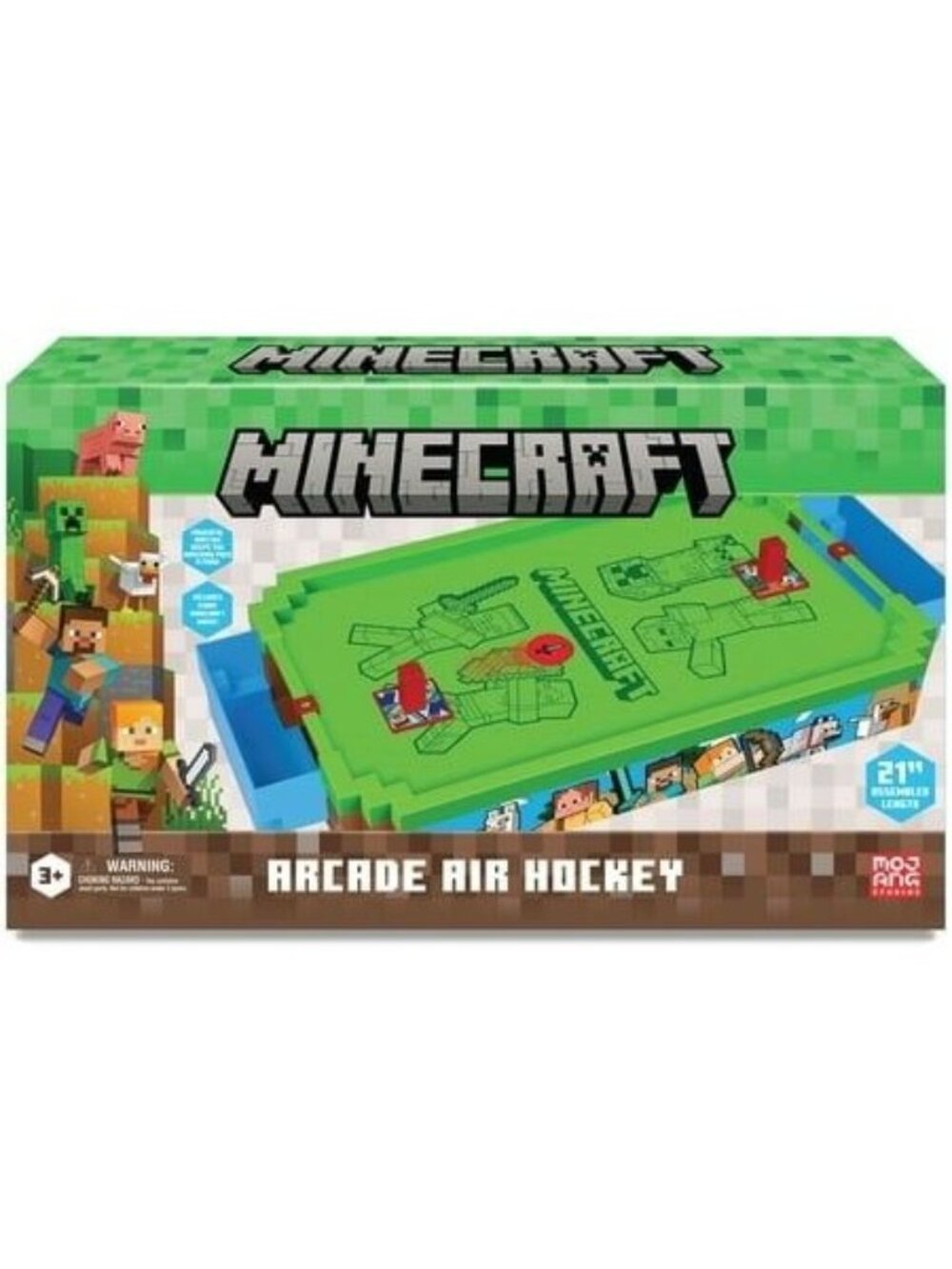 Minecraft: Arcade Air Hockey - Overworld -Premium Series  21  Motorized Tabletop